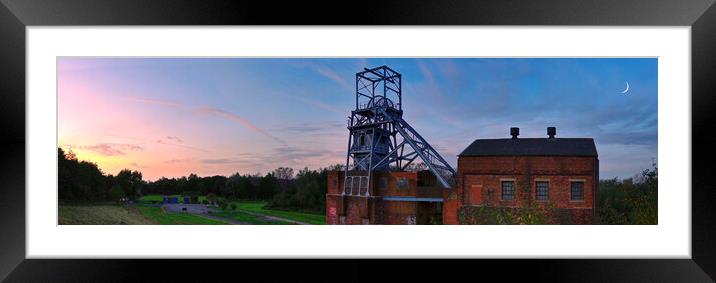 Barnsley Main Colliery Panorama  Framed Mounted Print by Alison Chambers