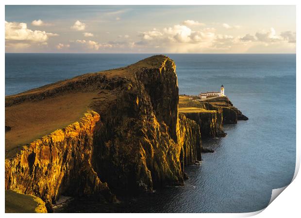 Neist Point Sunset Print by Anthony McGeever