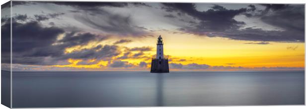 Rattray Lighthouse Sunrise Panorama Canvas Print by Anthony McGeever