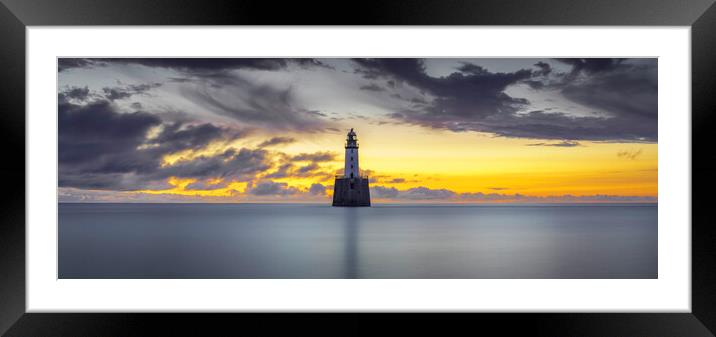 Rattray Lighthouse Sunrise Panorama Framed Mounted Print by Anthony McGeever