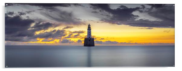 Rattray Lighthouse Sunrise Panorama Acrylic by Anthony McGeever