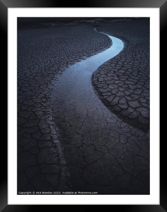 Cracked Creek (LPOTY Commended 2023) Framed Mounted Print by Rick Bowden