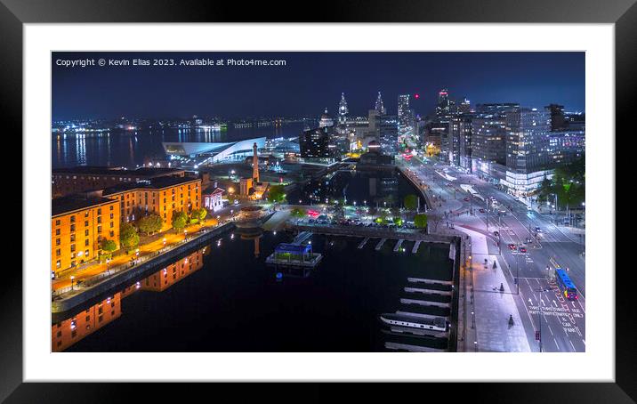 Liverpool docks Framed Mounted Print by Kevin Elias