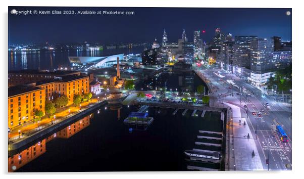 Liverpool docks Acrylic by Kevin Elias