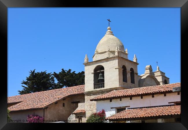 Carmel Mission, Carmel, California Framed Print by Arun 