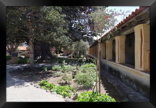 Carmel Mission, Carmel, California Framed Print by Arun 