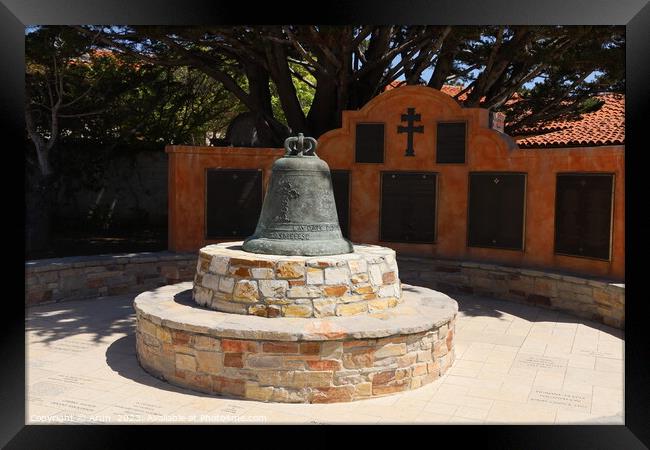 Carmel Mission, Carmel, California Framed Print by Arun 