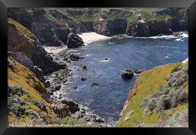 Garrapata State Park in California Framed Print by Arun 