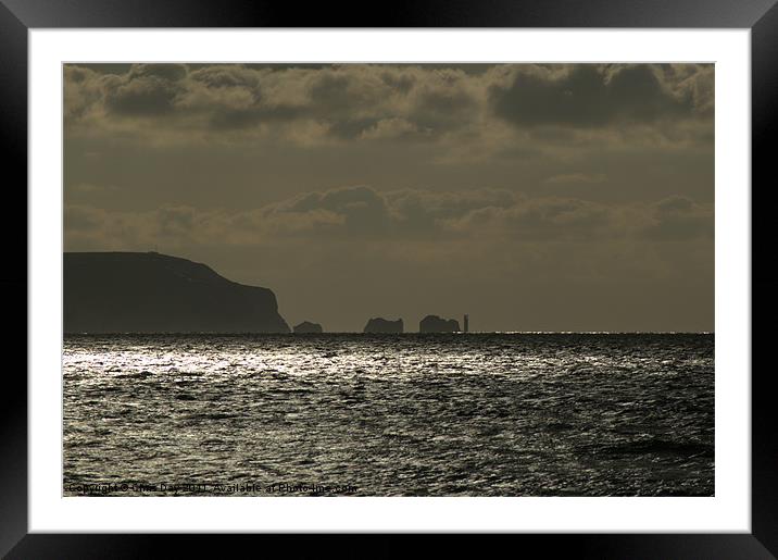 Isle of Wight Framed Mounted Print by Chris Day