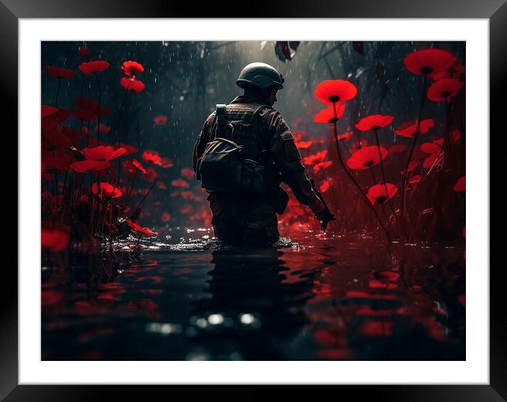 Korean Remembrance Framed Mounted Print by Steve Smith