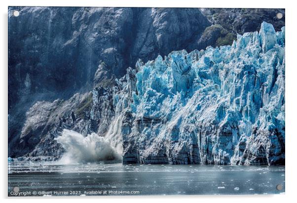 Glacier Bay Alaska Acrylic by Gilbert Hurree