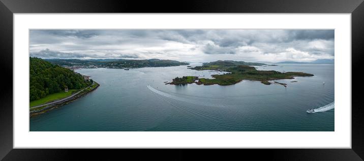 Welcome to Oban Framed Mounted Print by Apollo Aerial Photography
