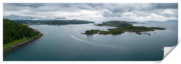 Welcome to Oban Print by Apollo Aerial Photography