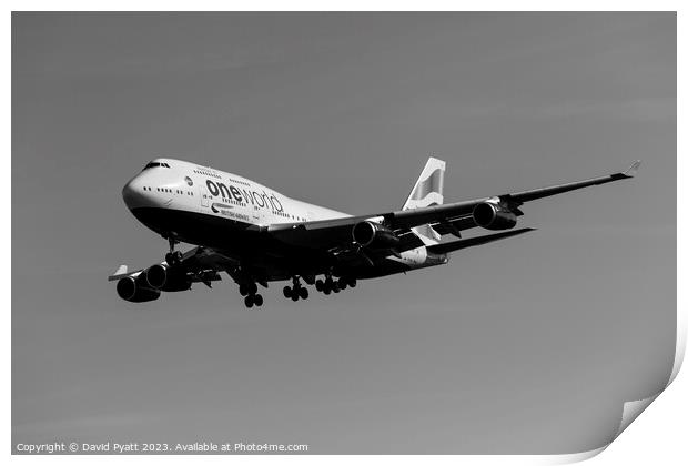 British Airways Boeing 747-436     Print by David Pyatt