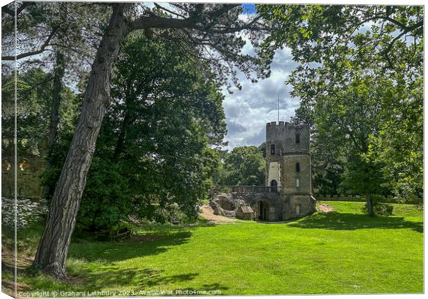 Wentworth Gardens Yorkshire Canvas Print by Graham Lathbury