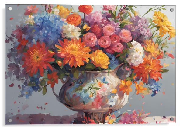 Floral Bouquet Acrylic by Picture Wizard