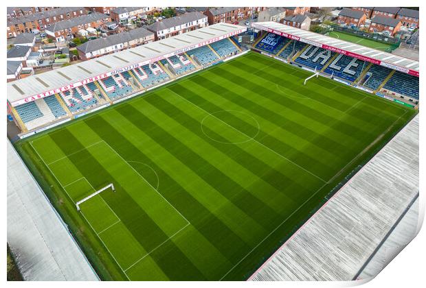 Rochdale Football Club Print by Apollo Aerial Photography