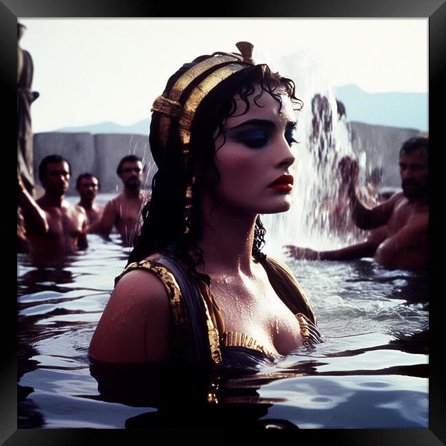 Cleopatra Framed Print by CC Designs