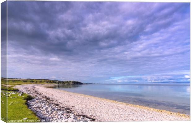Calm Waters and Amazing Skies at Claggain Bay Canvas Print by Kasia Design