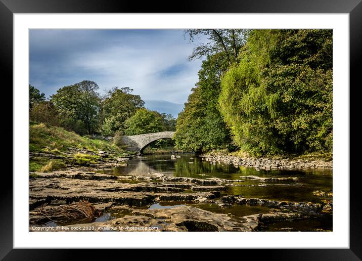 Autumn at Stainforth  Framed Mounted Print by kevin cook