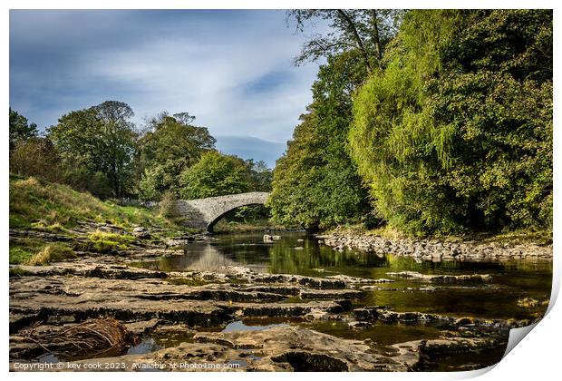 Autumn at Stainforth  Print by kevin cook