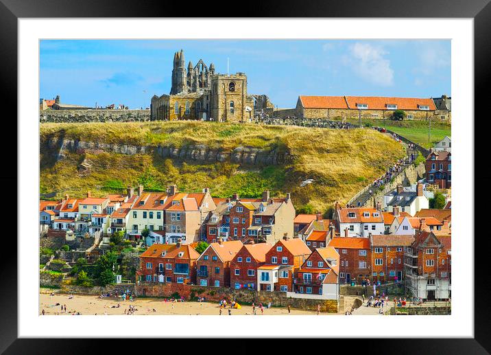 Beautiful  Whitby  Framed Mounted Print by Alison Chambers
