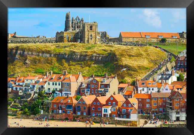 Beautiful  Whitby  Framed Print by Alison Chambers