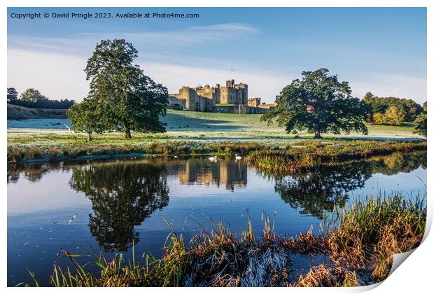 Alnwick Castle Print by David Pringle
