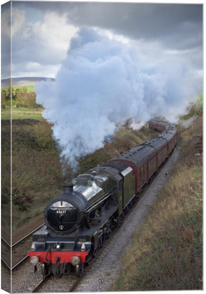 The Buxton Spa Express Canvas Print by John Finney