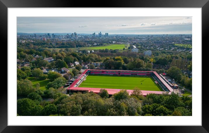 Salford Edge of the City Framed Mounted Print by Apollo Aerial Photography