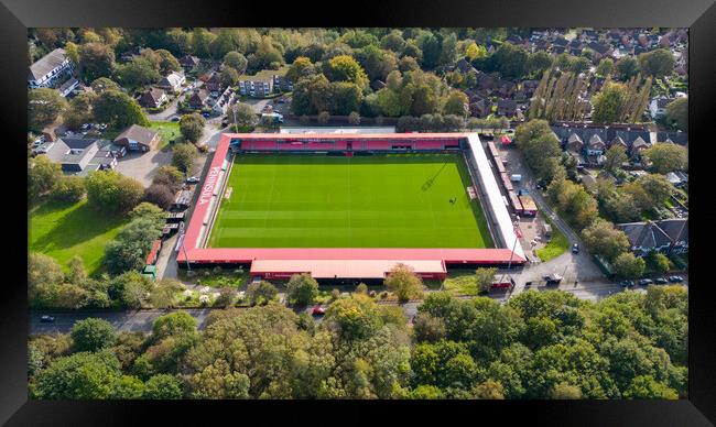 Salford City FC Framed Print by Apollo Aerial Photography