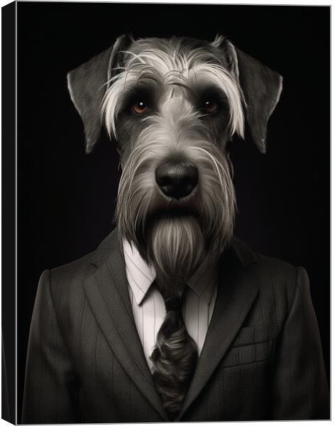 Cesky Terrier Canvas Print by K9 Art