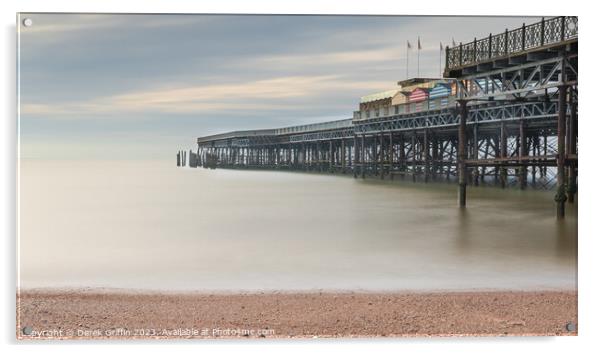 Hastings pier Acrylic by Derek Griffin