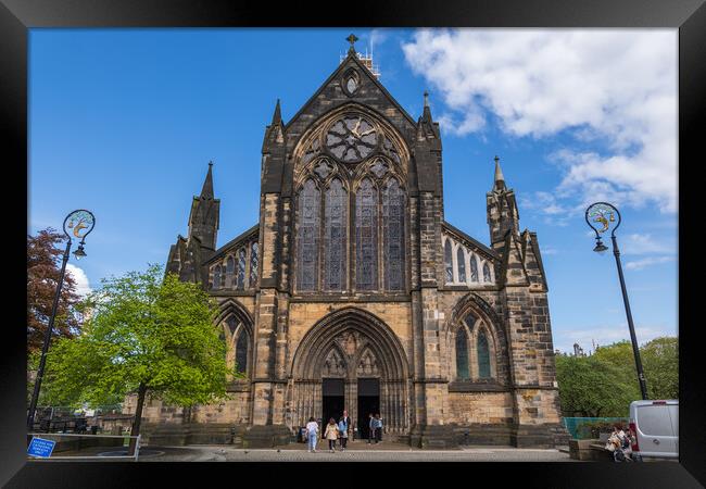 Glasgow Cathedral Gothic Church In Scotland Framed Print by Artur Bogacki