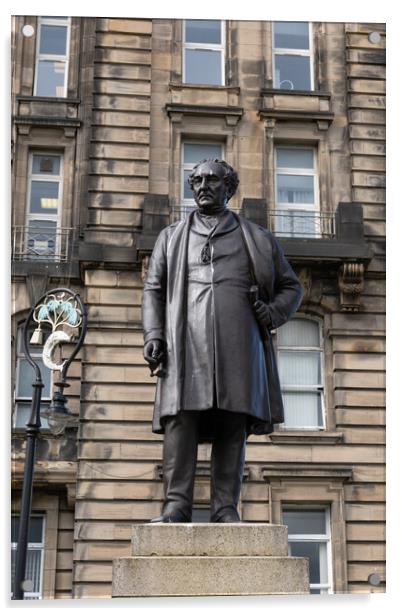 Monument to James Lumsden in Glasgow Acrylic by Artur Bogacki