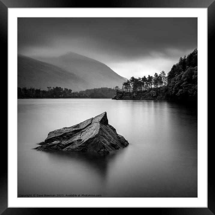 Thirlmere Framed Mounted Print by Dave Bowman
