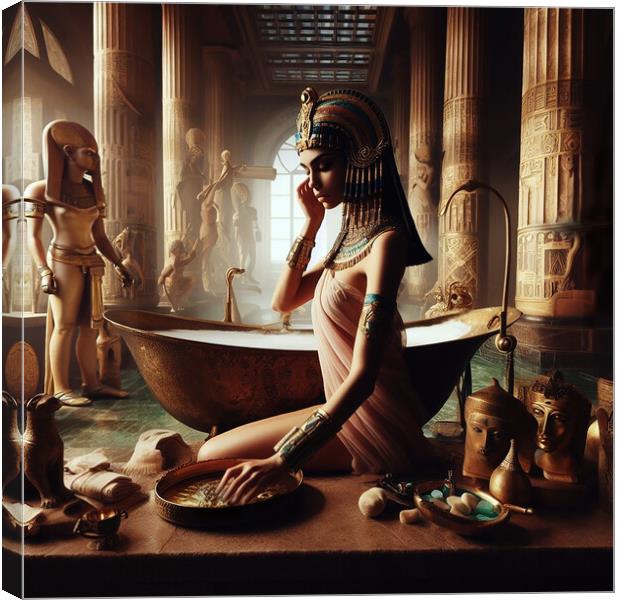 Cleopatra   Canvas Print by CC Designs