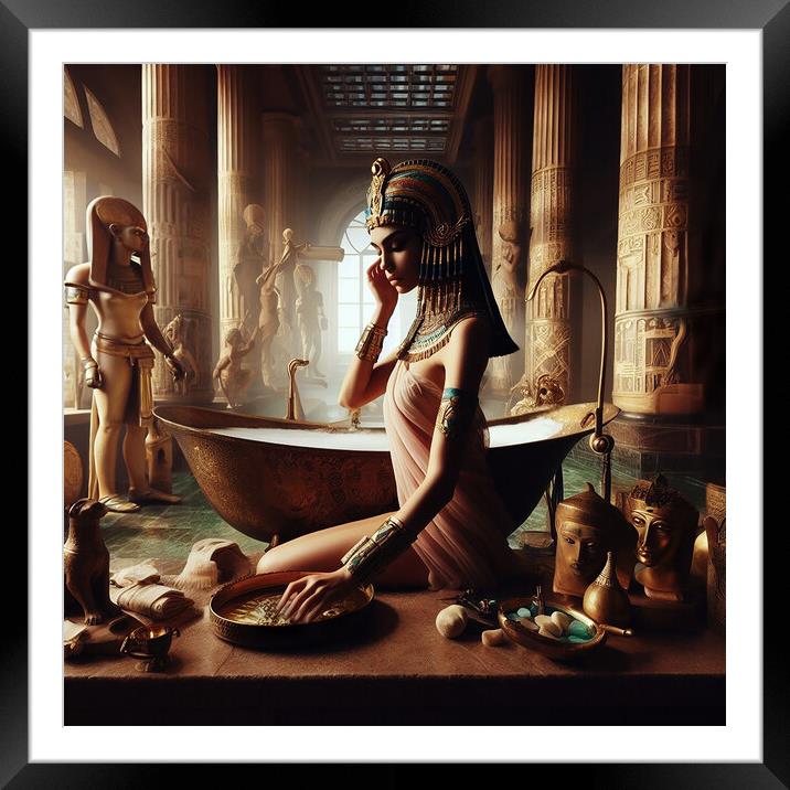 Cleopatra   Framed Mounted Print by CC Designs