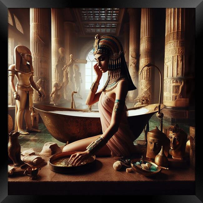 Cleopatra   Framed Print by CC Designs
