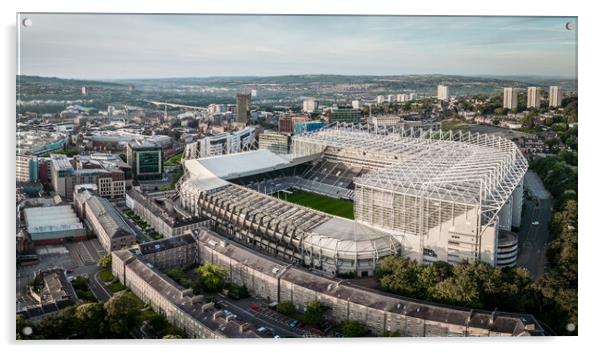 St James Park Newcastle United Acrylic by Apollo Aerial Photography