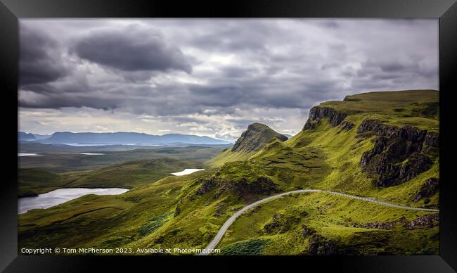 The Quiraing, Isle of Skye, Scotland Framed Print by Tom McPherson