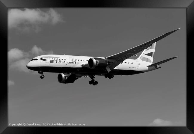 British Airways Boeing 787 Framed Print by David Pyatt