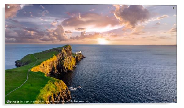 Sunset at Neist Point, Isle of Skye Acrylic by Tom McPherson