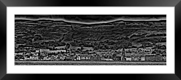 Largs, North Ayrshire (abstract) Framed Mounted Print by Allan Durward Photography
