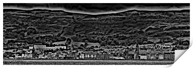 Largs, North Ayrshire (abstract) Print by Allan Durward Photography