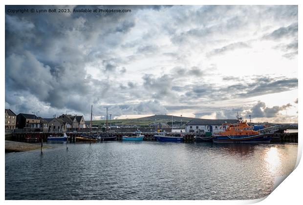 Kirkwall Lifeboat Orkney Print by Lynn Bolt