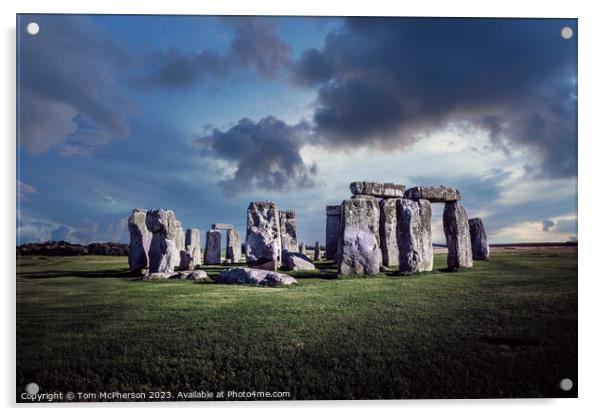 Stonehenge Acrylic by Tom McPherson