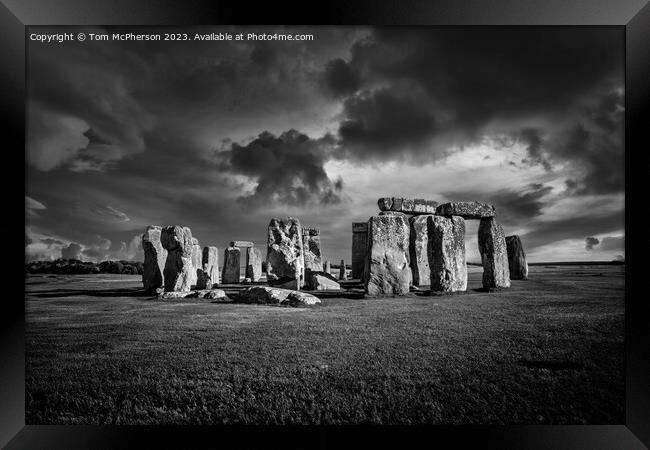 Stonehenge Historic Monument Framed Print by Tom McPherson