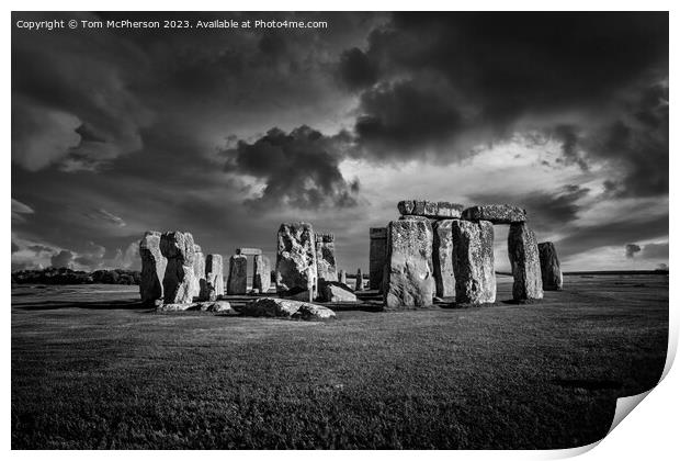 Stonehenge Historic Monument Print by Tom McPherson