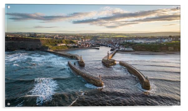 Welcome to Whitby Acrylic by Apollo Aerial Photography